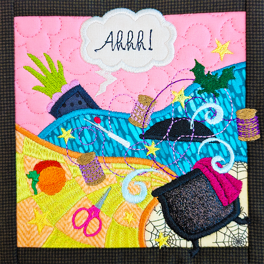 BOW The Adventures of Ms. Stitch - Block 5