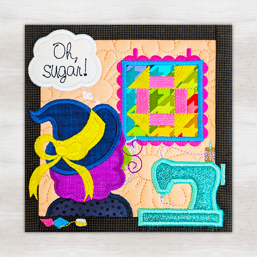 BOW The Adventures of Ms. Stitch - Block 6