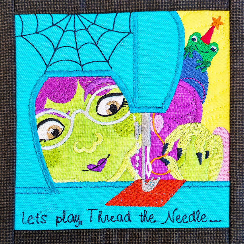 BOW The Adventures of Ms. Stitch - Block 8