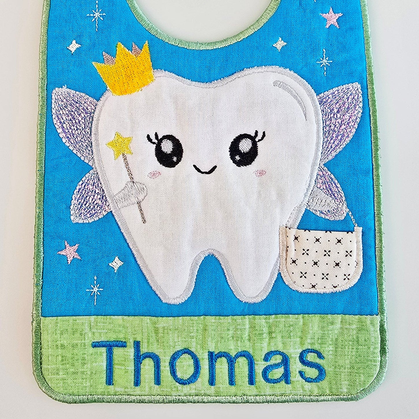 Tooth Fairy Door Hanger In the hoop machine embroidery designs