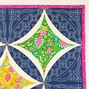 Traditional Cathedral Window Quilt 4x4 5x5 6x6 7x7 8x8 - Sweet Pea In The Hoop Machine Embroidery Design