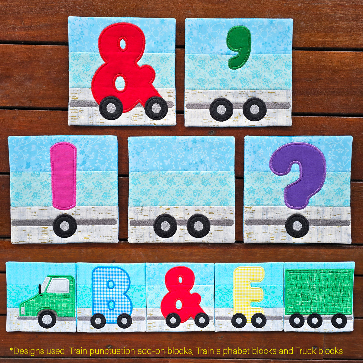 Train Alphabet Punctuation Add-On Blocks