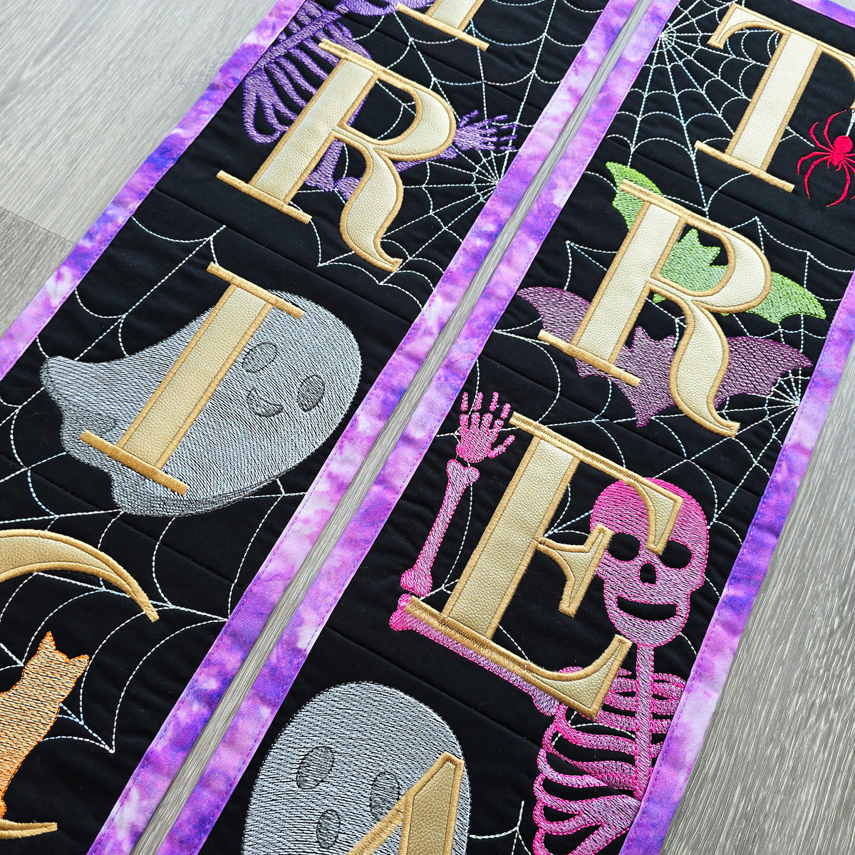 Trick Treat Hangers In the hoop machine embroidery designs