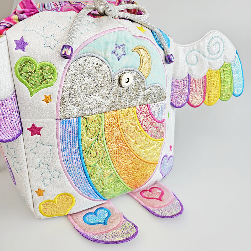 Sparkle the Unicorn Backpack ITH Design