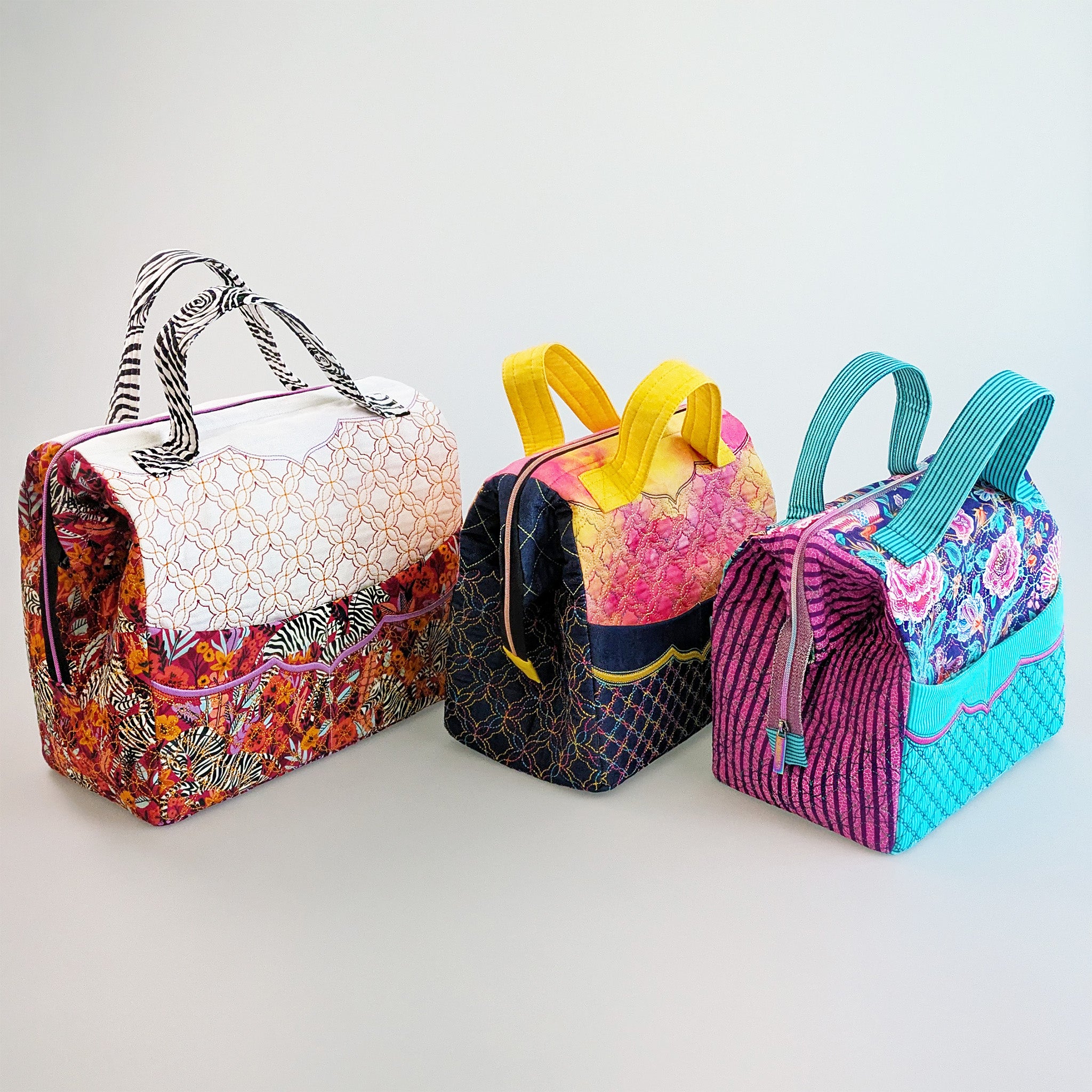 Utility Tote In the hoop machine embroidery designs