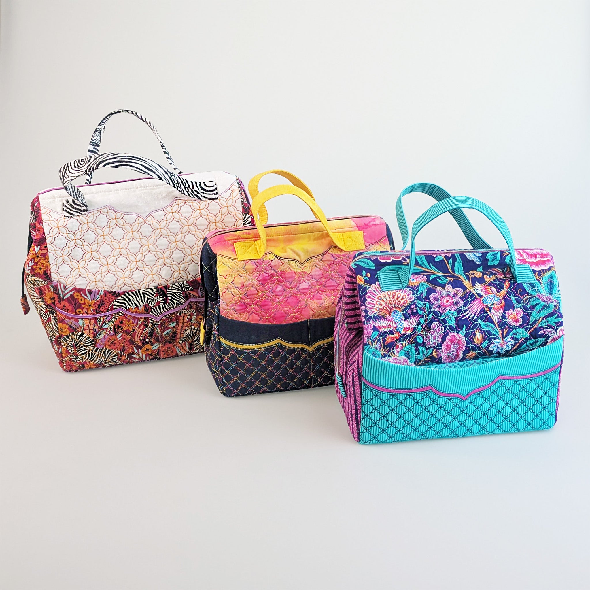 Utility Tote In the hoop machine embroidery designs