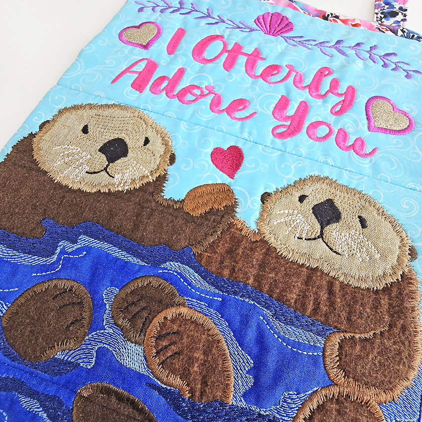 Valentine Otters close up 1