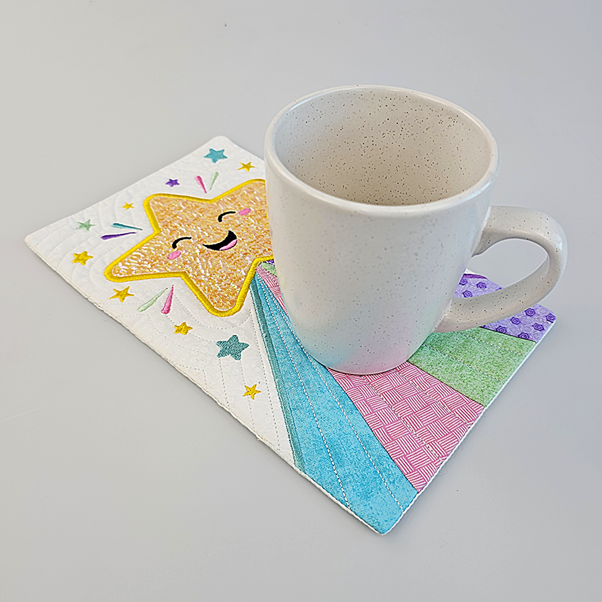 Wishing Star Mug Rug