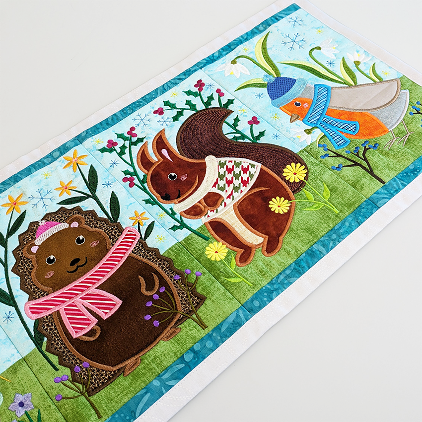 Winter Animals Table Runner