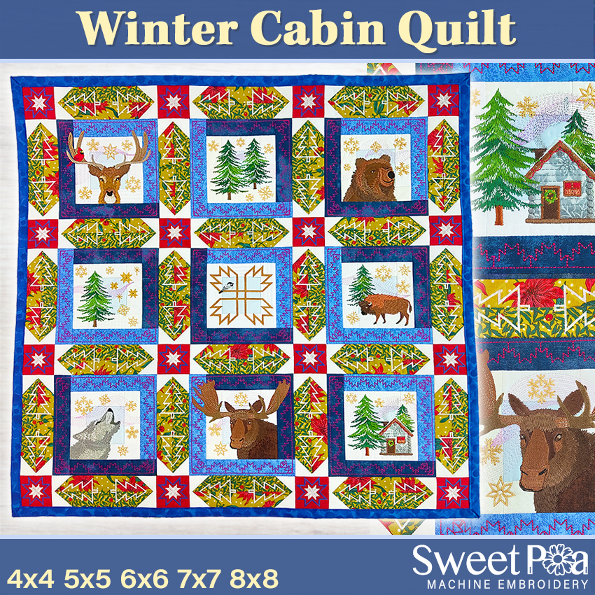 Winter Cabin Quilt