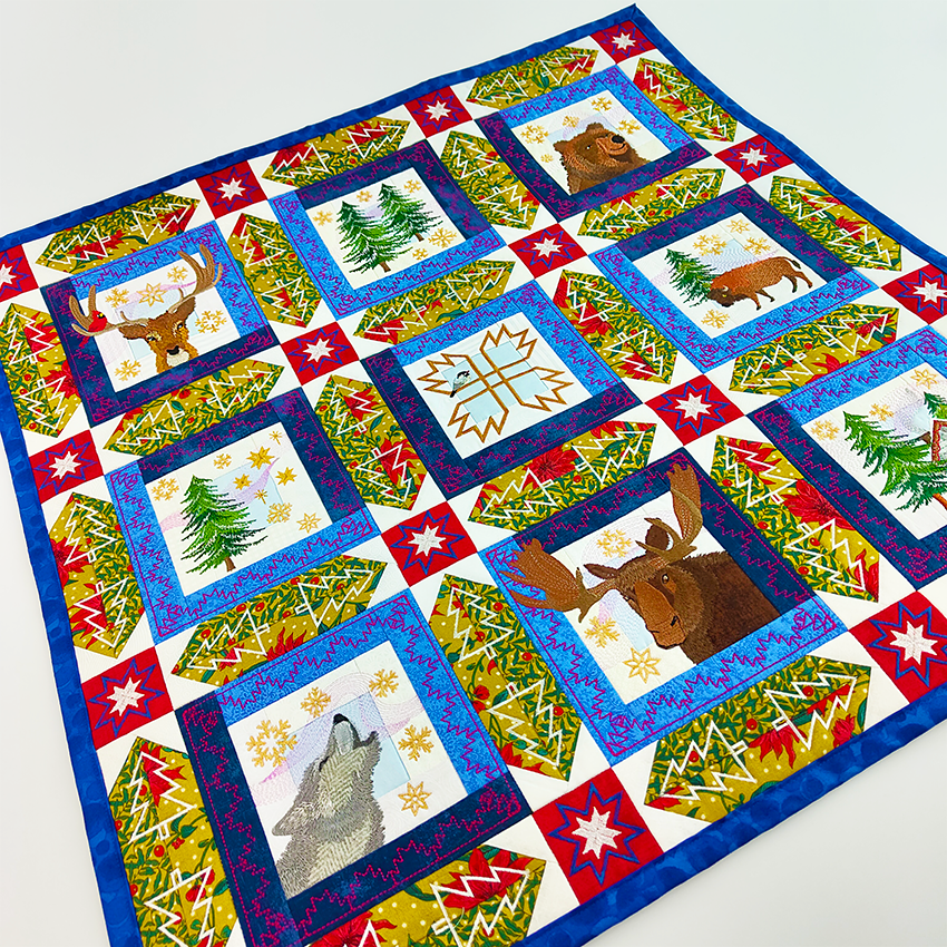 Winter Cabin Quilt