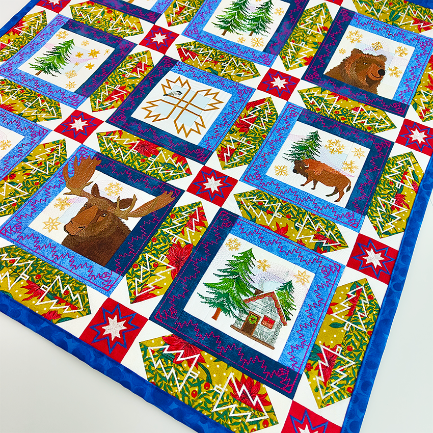 Winter Cabin Quilt