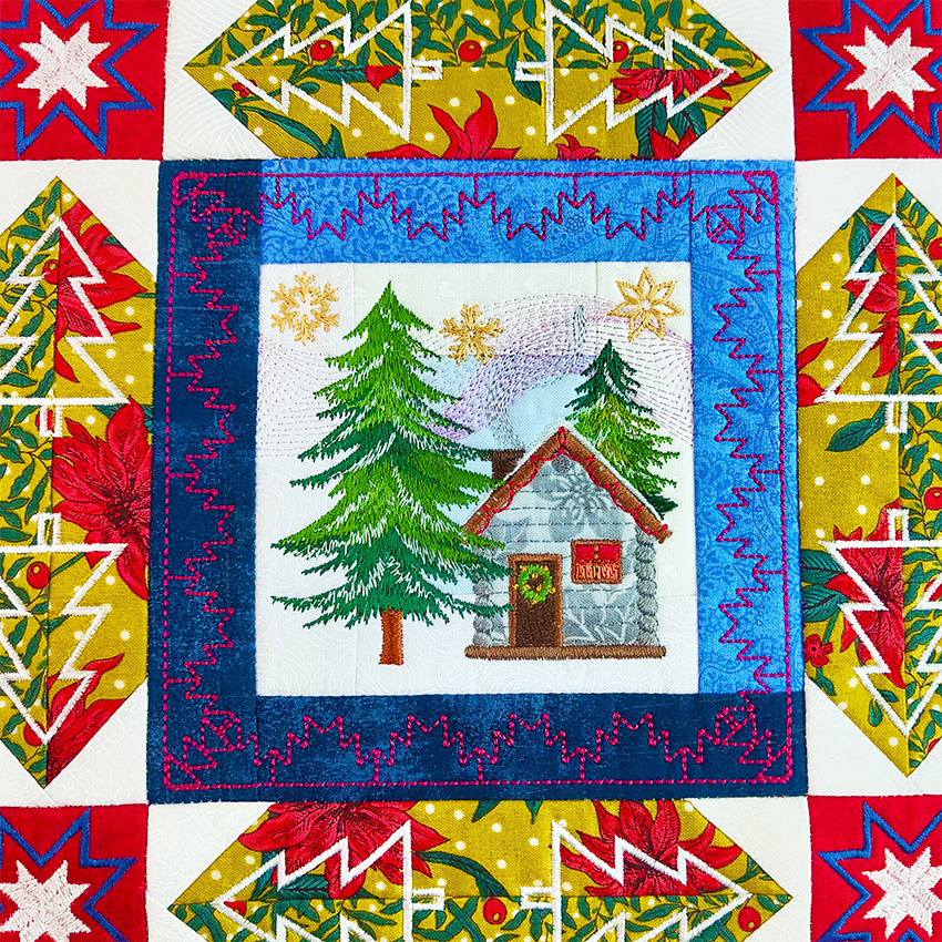 Winter Cabin Quilt