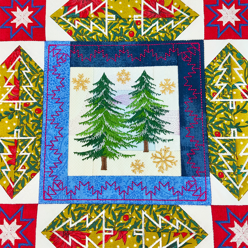 Winter Cabin Quilt