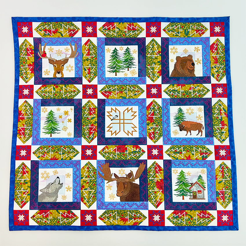 Winter Cabin Quilt