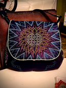 Woodstock Messenger Bag 6x10 7x11 8x12 - Sweet Pea In The Hoop Machine Embroidery Design