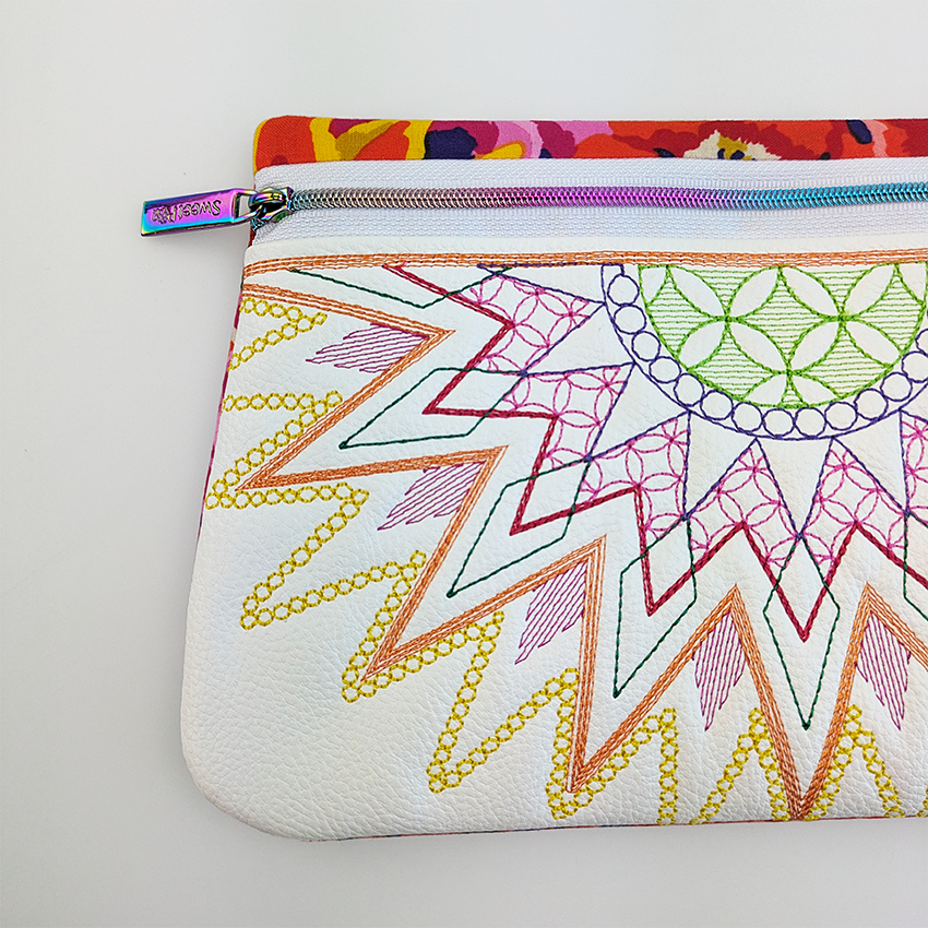 Woodstock Zipper Purse