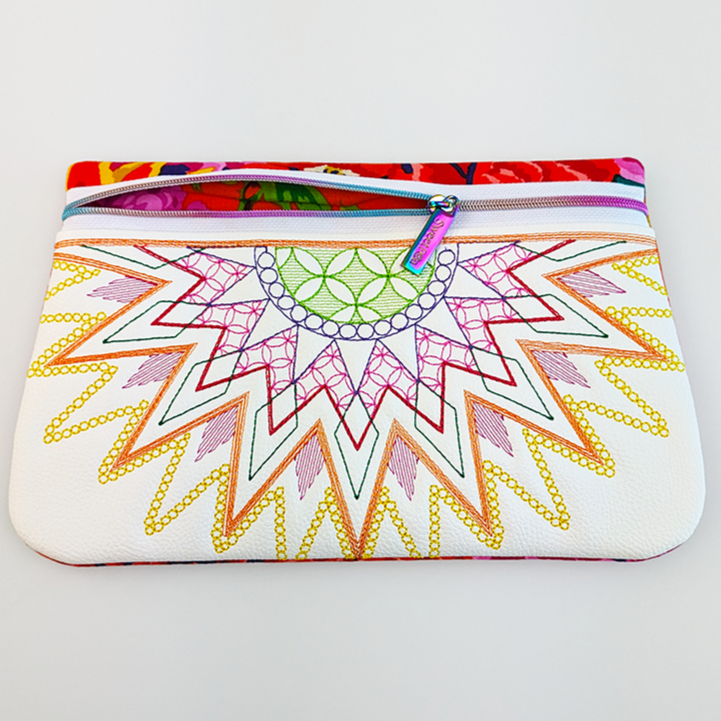 Woodstock Zipper Purse