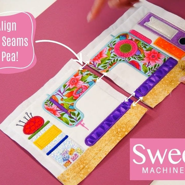 How to Align Satin Stitch Seams When Joining ITH Blocks