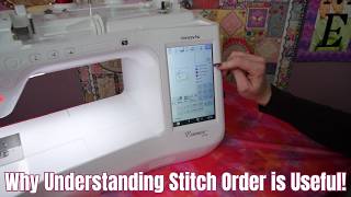 Why Stitch Order Matters in Machine Embroidery