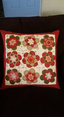Shabby Flower Cushion and Quilt Block 4x4 5x5 6x6 - Sweet Pea