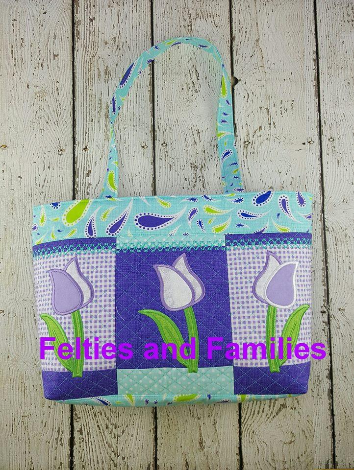 Tulip Bag 5x7 6x10 7x12 - Sweet Pea Australia In the hoop machine embroidery designs. in the hoop project, in the hoop embroidery designs, craft in the hoop project, diy in the hoop project, diy craft in the hoop project, in the hoop embroidery patterns, design in the hoop patterns, embroidery designs for in the hoop embroidery projects, best in the hoop machine embroidery designs perfect for all hoops and embroidery machines