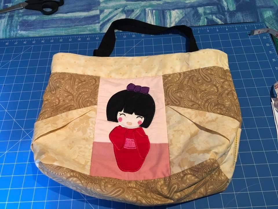 Geisha Origami Tote Bag 5x7 6x10 7x12 - Sweet Pea Australia In the hoop machine embroidery designs. in the hoop project, in the hoop embroidery designs, craft in the hoop project, diy in the hoop project, diy craft in the hoop project, in the hoop embroidery patterns, design in the hoop patterns, embroidery designs for in the hoop embroidery projects, best in the hoop machine embroidery designs perfect for all hoops and embroidery machines