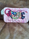 Graffiti Music zipper Bag 6x10 7x12 9.5x14 - Sweet Pea