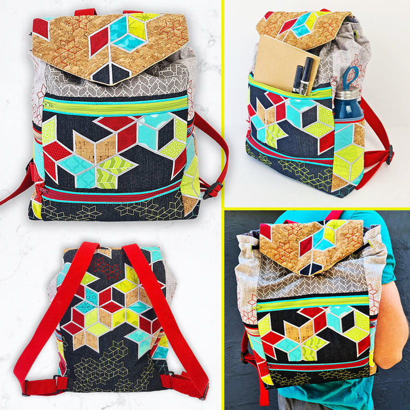 Geometric Backpack 5x7 6x10 | Sweet Pea.