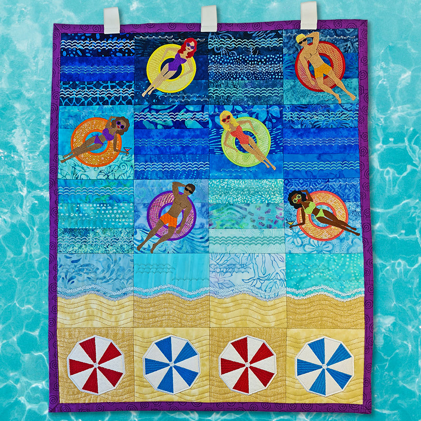 At the Beach Blocks and Wall Hanging 4x4 5x5 6x6 7x7 - Sweet Pea Australia In the hoop machine embroidery designs. in the hoop project, in the hoop embroidery designs, craft in the hoop project, diy in the hoop project, diy craft in the hoop project, in the hoop embroidery patterns, design in the hoop patterns, embroidery designs for in the hoop embroidery projects, best in the hoop machine embroidery designs perfect for all hoops and embroidery machines