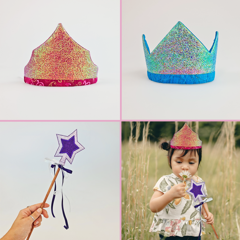 Mini Crowns Design Pack Designs for Embroidery Machines