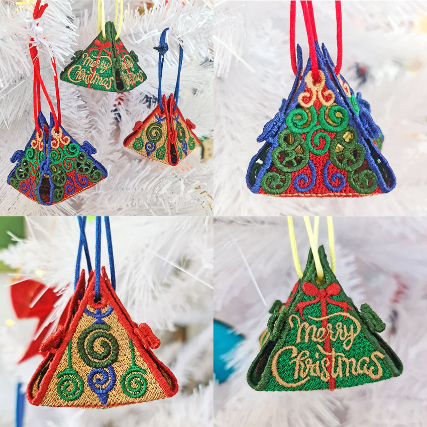 Festive FSL Gift Boxes or Ornaments 4x4 5x5 6x6 - Sweet Pea Australia In the hoop machine embroidery designs. in the hoop project, in the hoop embroidery designs, craft in the hoop project, diy in the hoop project, diy craft in the hoop project, in the hoop embroidery patterns, design in the hoop patterns, embroidery designs for in the hoop embroidery projects, best in the hoop machine embroidery designs perfect for all hoops and embroidery machines