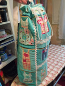 Clothesline backpack 5x7 - Sweet Pea