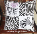 Zebra cushion 5x5 6x6 7x7 in the hoop machine embroidery design - Sweet Pea