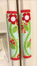 Flower fridge handle wrap 5x7 - Sweet Pea