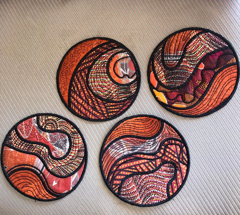 Marble Coasters 4x4 5x5 6x6 - Sweet Pea