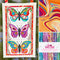 Butterfly Blocks and Wall Hanging (one hooping) 5x7 6x10 7x12 | Sweet Pea.