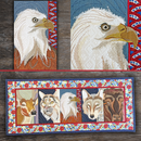 Bald Eagle Add-on Block 5x7 6x10 7x12 - Sweet Pea In The Hoop Machine Embroidery Design