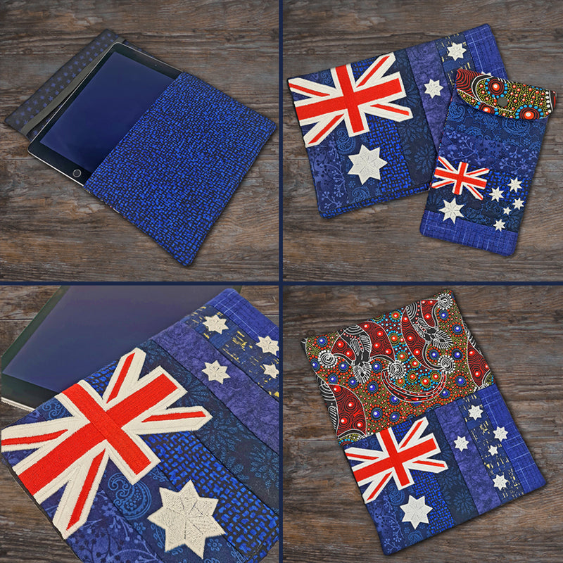 Australian Flag Tablet Cover & Phone Case 5x7 6x10 7x12 and 8x12 | Sweet Pea.