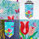 Spring is in the Air Flag 5x7 6x10 7x12 - Sweet Pea