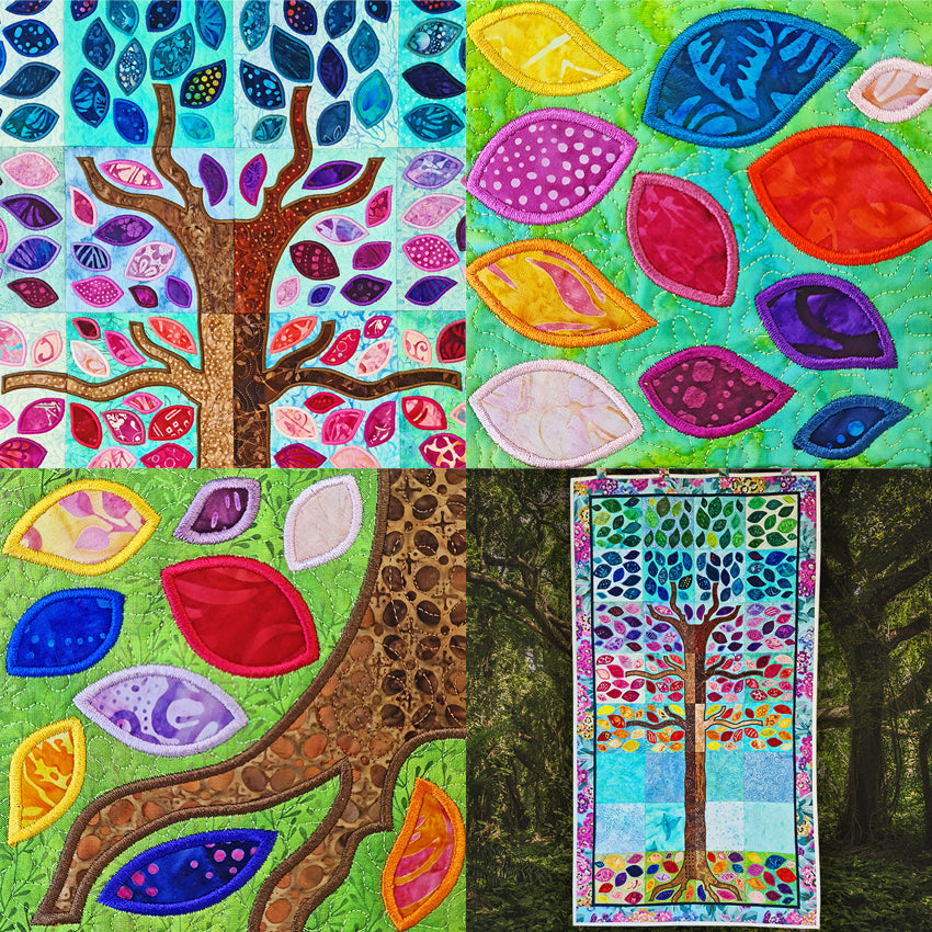 Tree of Life Blocks and Wall Hanging 4x4 5x5 6x6 7x7 - Sweet Pea Australia In the hoop machine embroidery designs. in the hoop project, in the hoop embroidery designs, craft in the hoop project, diy in the hoop project, diy craft in the hoop project, in the hoop embroidery patterns, design in the hoop patterns, embroidery designs for in the hoop embroidery projects, best in the hoop machine embroidery designs perfect for all hoops and embroidery machines