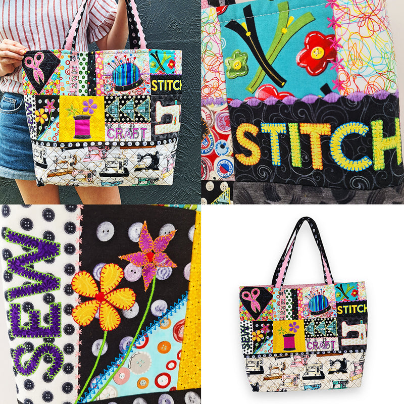 Sewing Tote Bag Pattern | Sweet Pea.