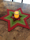Star Placemat 5x7 6x10 7x12 - Sweet Pea