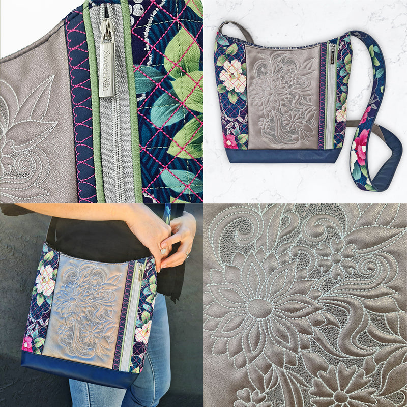 Branching Out Embroidered Handbag 5x7 6x10 7x12