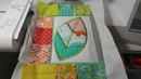 Leaf Quilt Block and Table Runner 6x10 7x12 9.5x14 - Sweet Pea