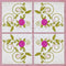 Dove & Flower Embroidery (Wreath, Borders & Corners) | Sweet Pea.