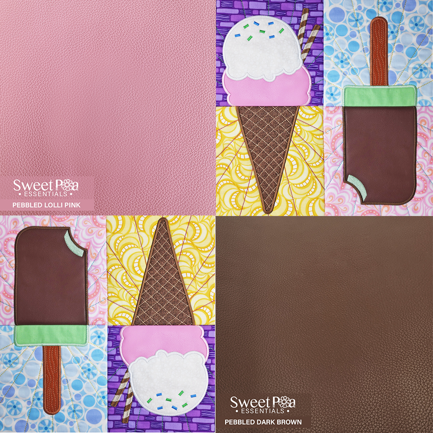 Iced Treats Runner 4x4 5x5 6x6 7x7 In the hoop machine embroidery designs