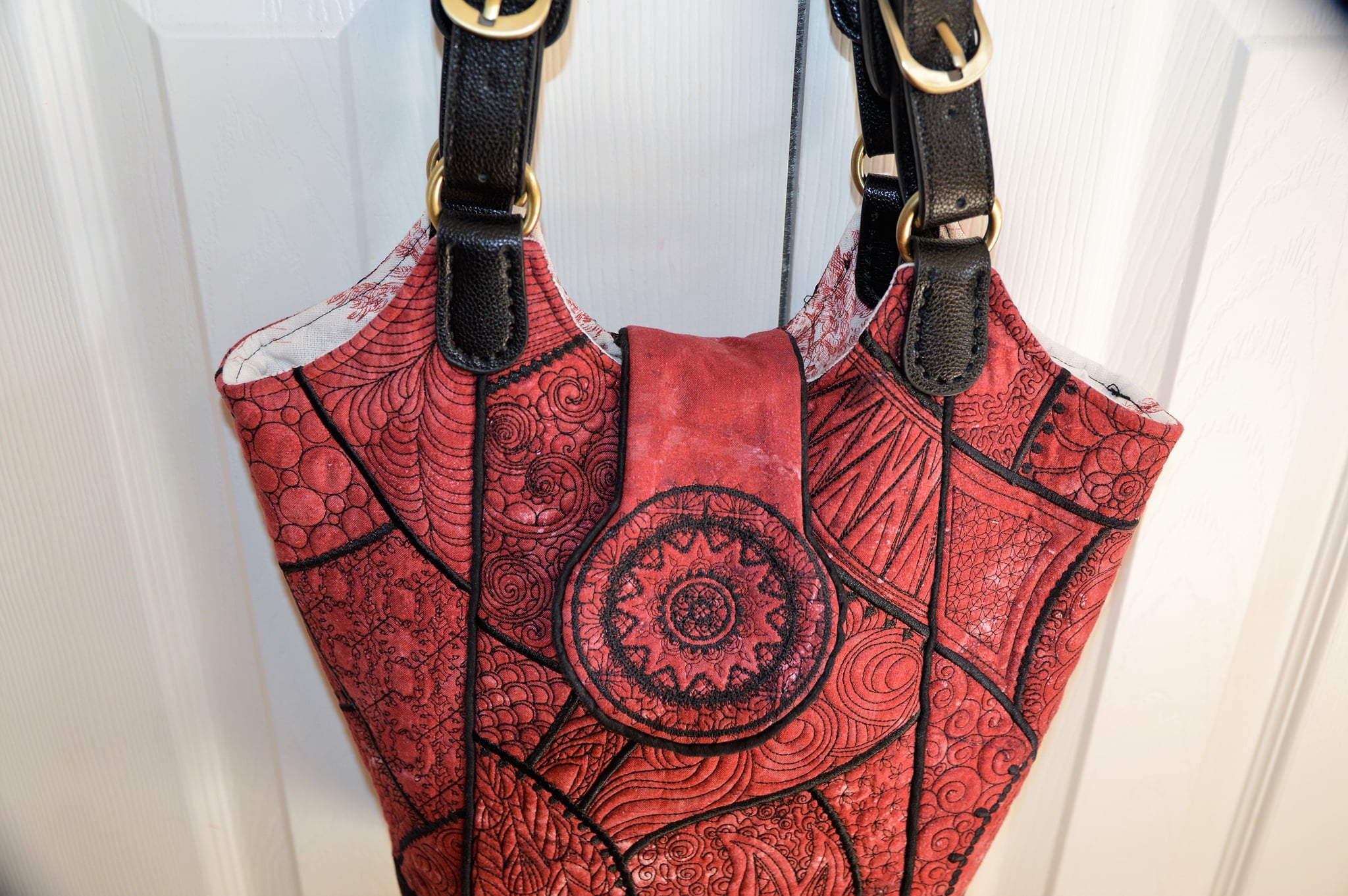 Good Quilted patchwork Hand Bag