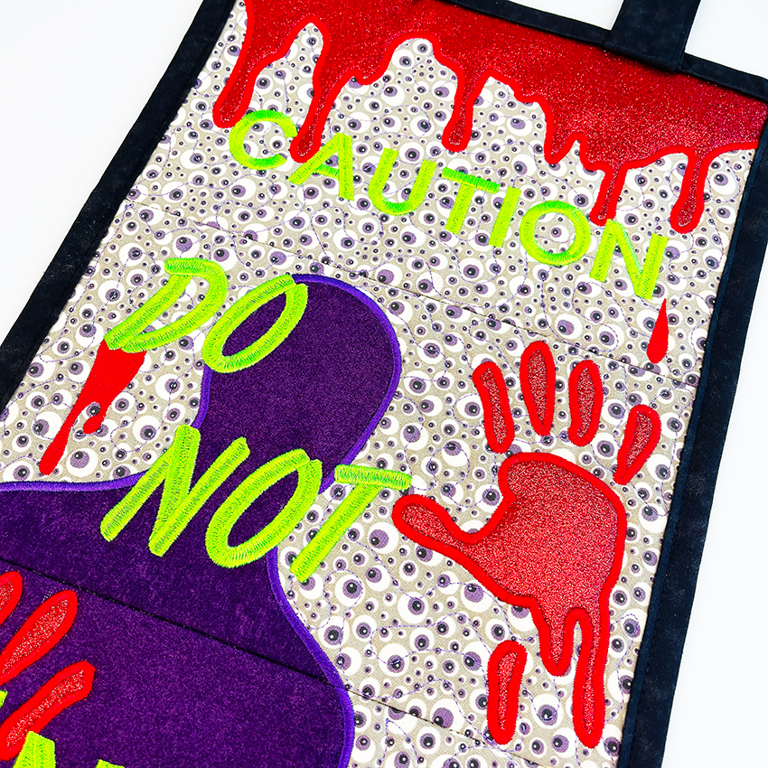 Do Not Enter Hanger 5x7 6x10 7x12 In the hoop machine embroidery designs