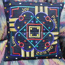 Geometric Shapes Cushion 5x5 6x6 7x7 8x8 - Sweet Pea In The Hoop Machine Embroidery Design